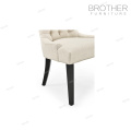 Elegante silla de banquete de marco de madera con respaldo moderno del fabricante de muebles